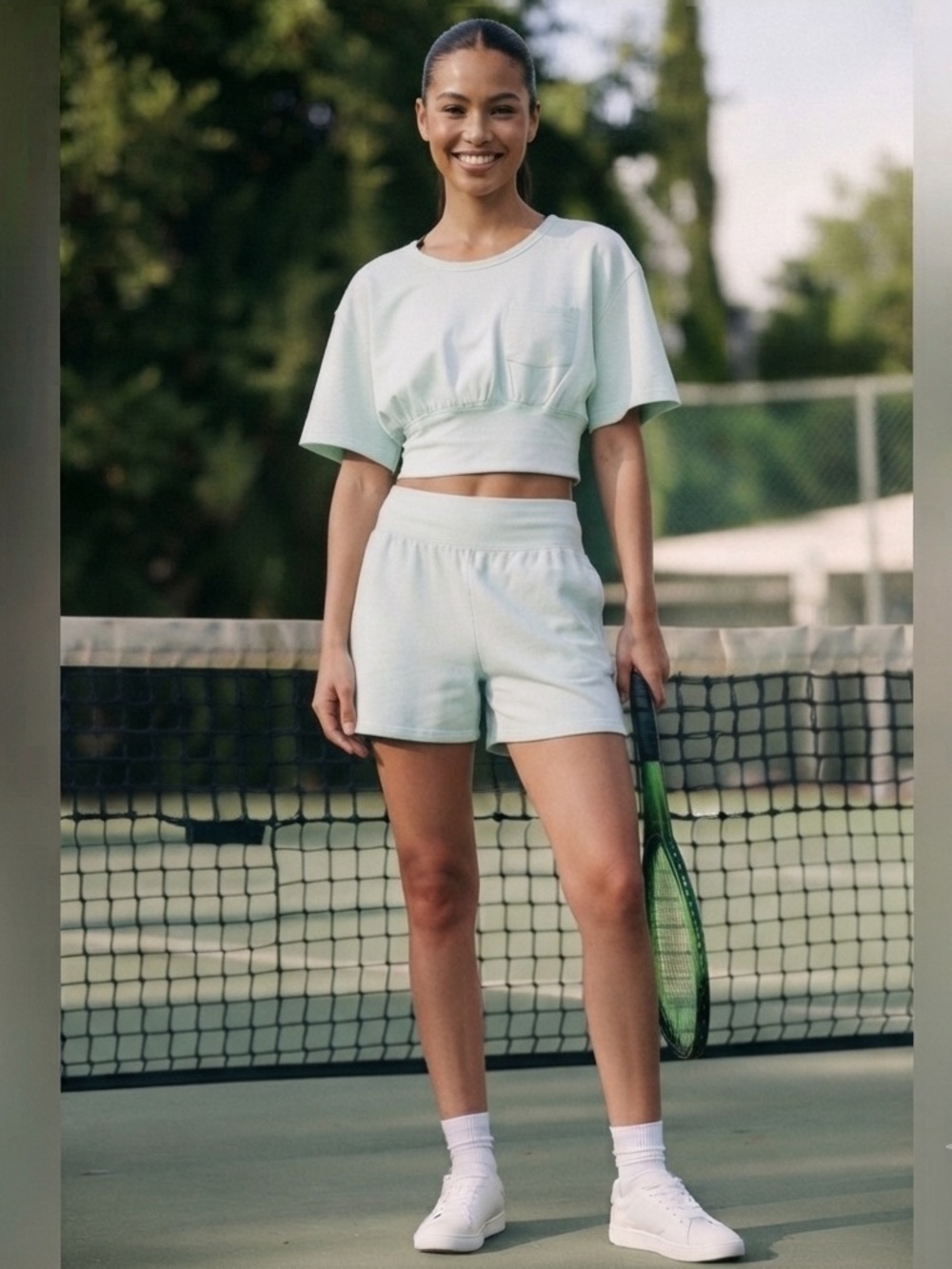 🆕FP Movement  Crop Top & Shorts Set new without tag